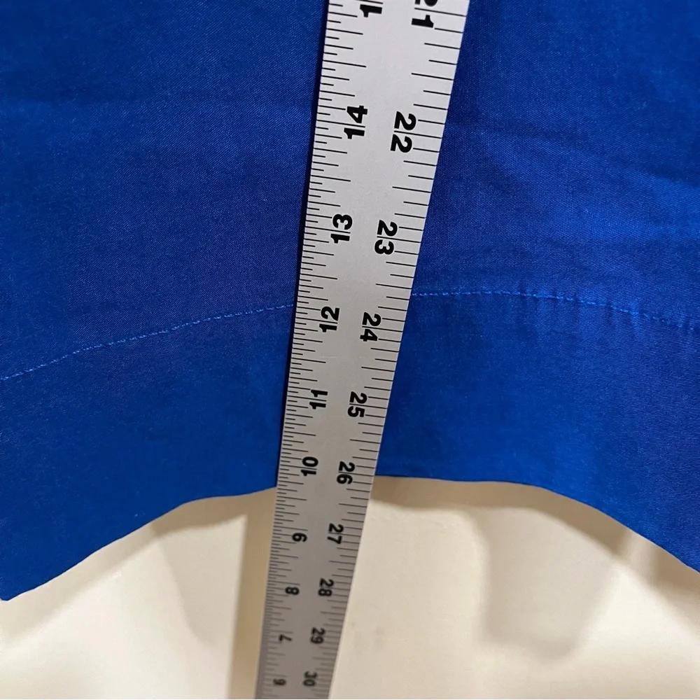 NWT Maeve blue night size 26 cropped ankle pants Anthropologie wide women - Picture 3 of 9